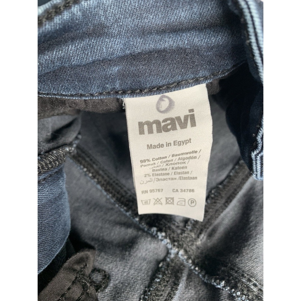 Mavi Jeans Men 29x30 Blue Zach Straight Leg Dark Wash Stretch Denim - Picture 5 of 16